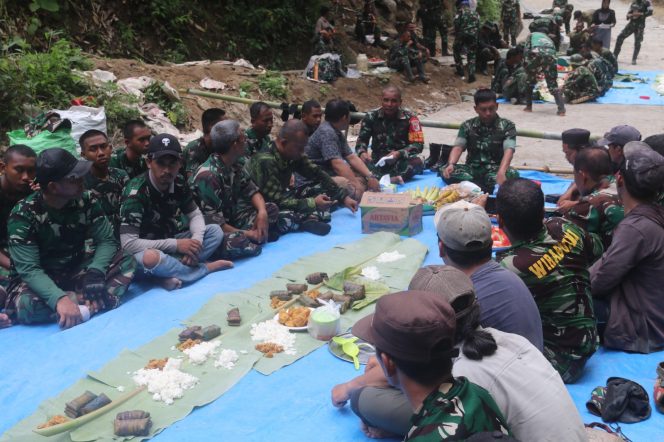 
					Sambut Ramadhan, Satgas TMMD Kodim 1402/Polman Gelar Tasyakuran dan Doa Bersama