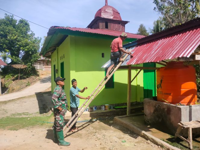 
					Tak Hanya Jalan dan Rumah, TMMD Polman Sentuh Fasilitas Ibadah