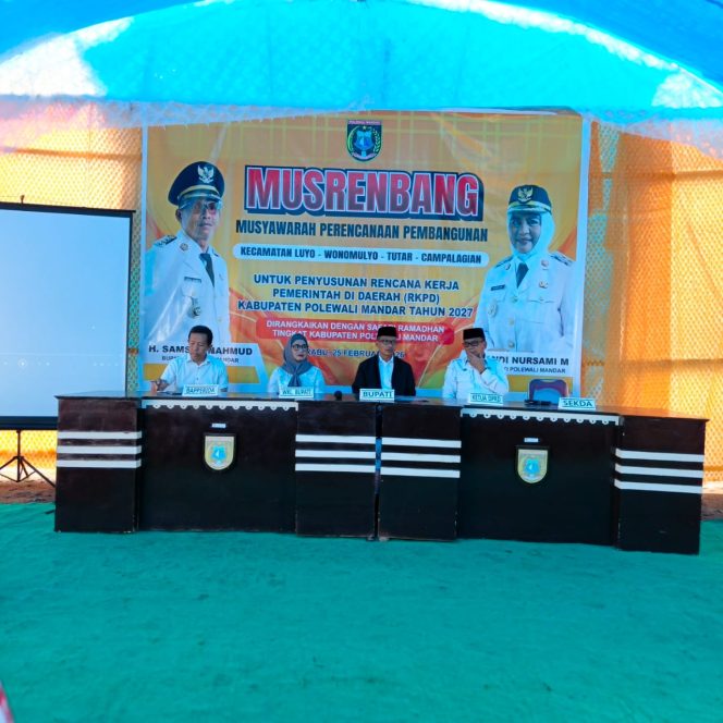 
					Polman Gelar Musrenbang 2026, Bupati: Prioritaskan Program Berbasis Data dan Kebutuhan Mendesak