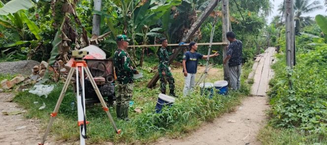 
					Kodim 1402/Polman Mulai Pembangunan Jembatan Perintis Garuda di Bulubawang