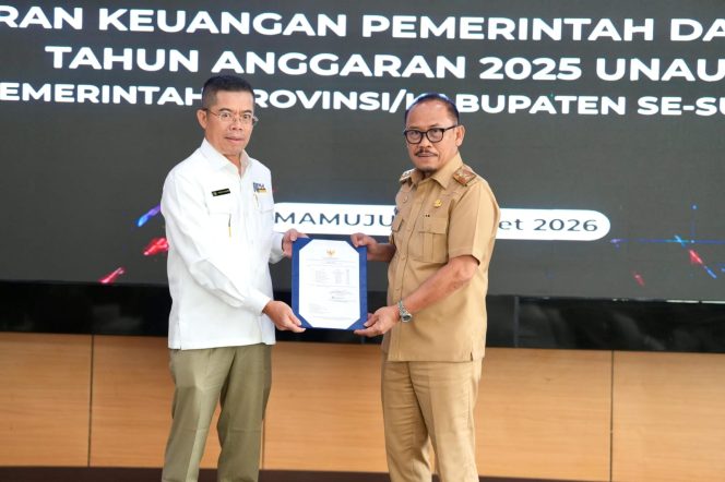 
					Gubernur Suhardi Duka Serahkan LKPD Unaudited TA 2025 Tepat Waktu, BPK RI Beri Apresiasi