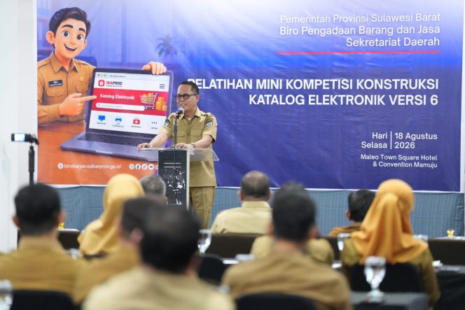 
					Sekprov Junda Maulana Buka Pelatihan, Sulbar Bersiap Terapkan Katalog Versi 6