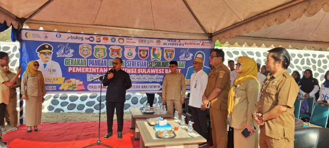
					Sambut HUT ke-22 Sulbar, Gubernur Suhardi Duka Dorong Akses Pangan Terjangkau melalui GPM Serentak
