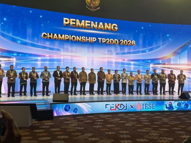 
					Geser Sulsel, Pemprov Sulbar Sabet Peringkat Pertama Championship TP2DD 2026