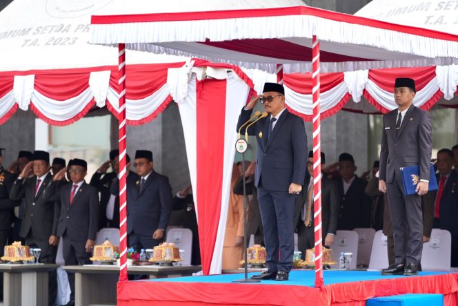 
					Gubernur Suhardi Duka Pimpin Upacara Sumpah Pemuda ke-98, Bacakan Pesan Menpora: Patriotik, Gigih, Berempati