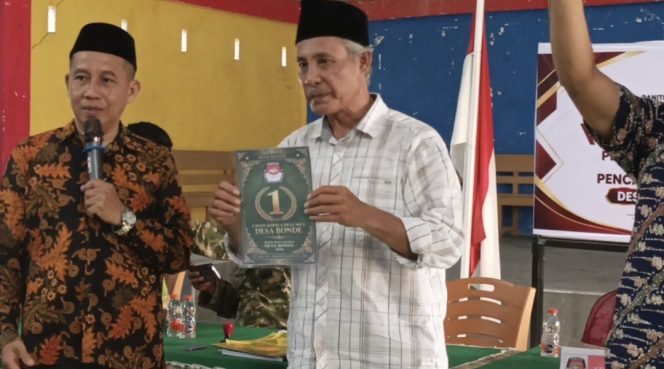 
					Dikawal Ratusan Massa Pendukung, Petahana S. Usman Abbas Dapat Nomor Urut 1 di Pilkades Bonde